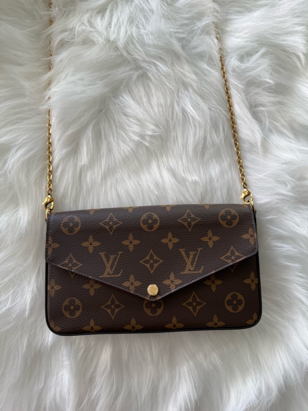 Louis Vuitton: Monogram Pochette Felicie w/ inserts AUTHENTIC - Picture 2 of 16